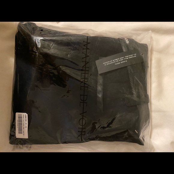 Maniere de voir rubbed faux suede biker leggings - Picture 6 of 8